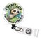 Funny Sloth Retractable Badge Holder, Cute Sloth Badge Reel, Animal Rescue Badge Holder, Funny Retractable Badge, Animal Badge Reel -GG6253J product 1
